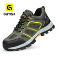 For Work Safety Shoes Steel Toe Non-slip Rubber Soles European Standard for Summer Winter Autumn Unisex