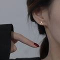 Cheap Price Wholesale Hypoallergenic 925 Silver Ear Post Stud Earrings Kids Creative Cute Mini Scissors Earrings for Teen Girls
