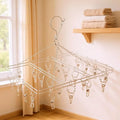 Popular Morden Luxury 316 Stainless Steel Square Socks Hanger and Marine Grade Sock Rack for Clothes Hanger