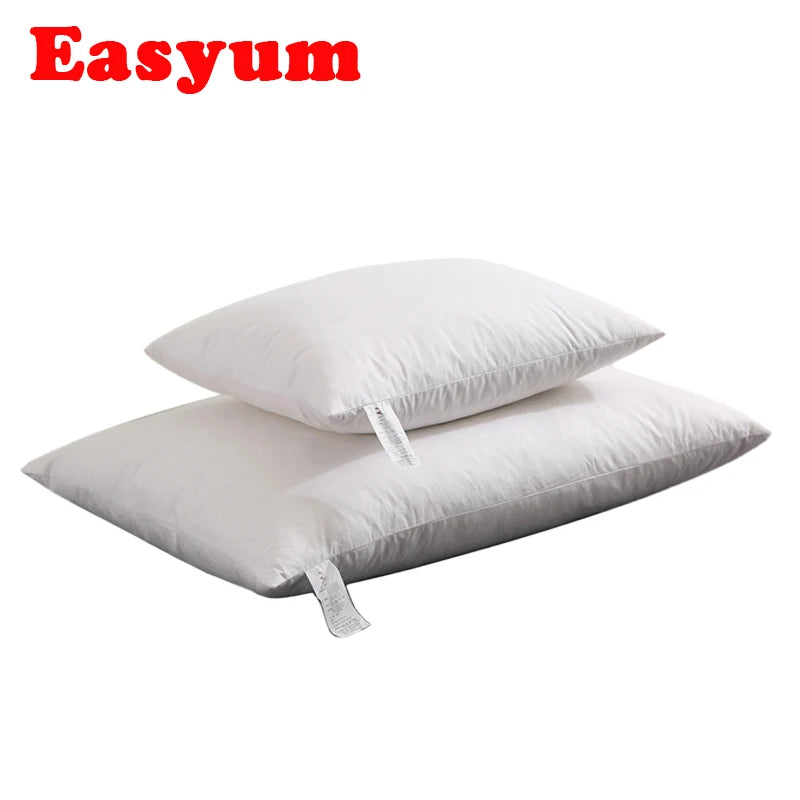 100% Cotton Goose Down Feather Twin Queen king Sofa Cushion Bed Pillows Sets for Bed