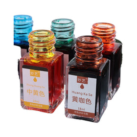 Factory Wholesale 18ml Dip Pen Metal Art Writing & Drawing Ink Bottles Refillable Fountain Pen Calligraphy Inks