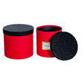 New Arrival Bouquet Box 2 Pieces Set Cardboard Round Shining Empty Flower Box for Flower Packaging