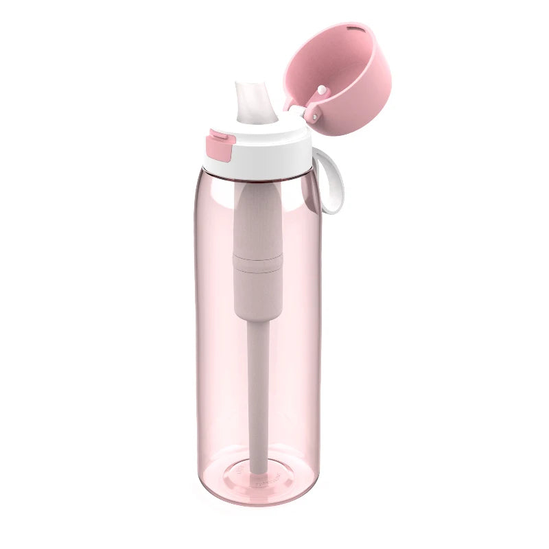 Fast Remove Bacterium Drinking Bottles  Food Grade Plastic Bottles  Water Bottle Water Filter for Outdoor Home Use