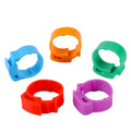 2~2.4cm Poultry Adjustable Chicken Feet Foot Rings Duck Goose Buckle Ring Retractable Bands Leg Rings