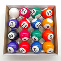 New Upgrade16-Ball Customizable 25.4mm Resin Crashworthiness Smooth Snooker Pool Balls Set