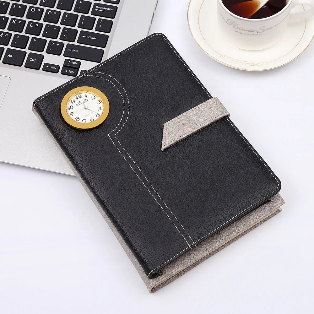 2025 A5 Notebook 100 Sheets Customisable PVC Leather Thread Sewing Free Sample Stationery Writing Paper Perfect Gift Planning