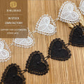 Direct From Manufacturer DIY Love Peach Embroidery Water Soluble Polyester Lace Fabric for Garments for Dresses Mesh Accessories