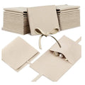 Top Quality Reusable Jewelry Gift Packaging Pouches Bow Tie Microfiber Necklace Envelope Bags