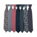 Fashion Handmade Printed Floral Cotton Linen Ties Mens Printing Neckties Cravats for Gift