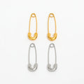 New Trendy Earring 18K Gold Plated Minimalist Pin Drop Earrings for Women Stainless Steel Earrings Wholesale