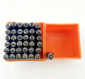 37-Piece Number and Letter Stamp Set 1/8 (3mm) (A-Z & 0-9 + Love) Punch Perfect for Imprinting Metal Plastic Wood Leather