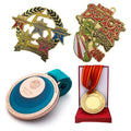 Cheap Sports Marathon Medal Award Souvenirs Blank 3D Medallion and Trophy