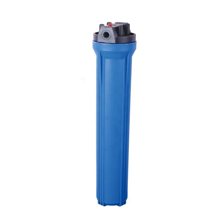20" Plastic Slim Blue Purifier PP Drinking Water Filter Cartridge Housing Filter Housing