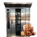 Automatic  Baking Equipment Das Diesel Electric Rotary Oven 12/16/32/64 Tray for Bakery Bread baguette Cookie Toast Croissant