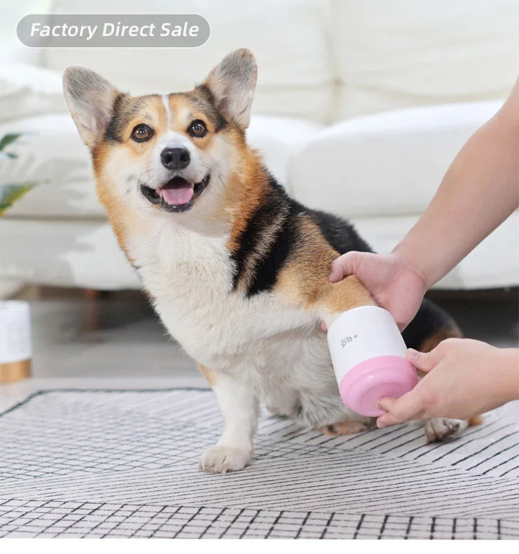 Pet Paw Cleaner Plunger for Cleaning Paw Washer Paw Muddy Paw Cleaner Pet Foot Cleaner for Small Medium Large Breed Dogs Cats