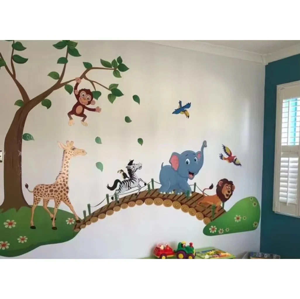 Customization Removable Large Wall Stickers Indoor Outdoor Large Sticker Printing Vinyl Wall Decals Decoration