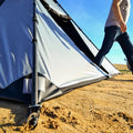 CNER Height Tent Telescopic Poles/outdoor Adjustable Telescopic Awning Tent Poles with Clamps