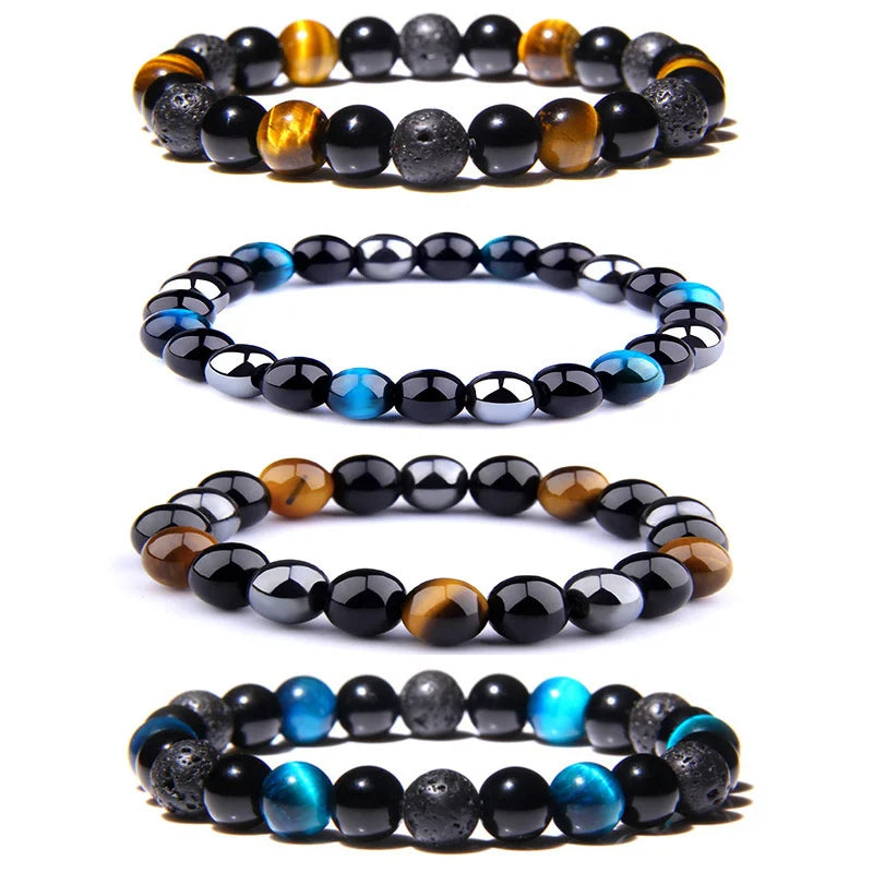 Hot Healing Hematite Bracelet Natural Stone Beads Bracelet Lot Wholesale Price Heishi Crystal Bracelet Women Jewelry Making