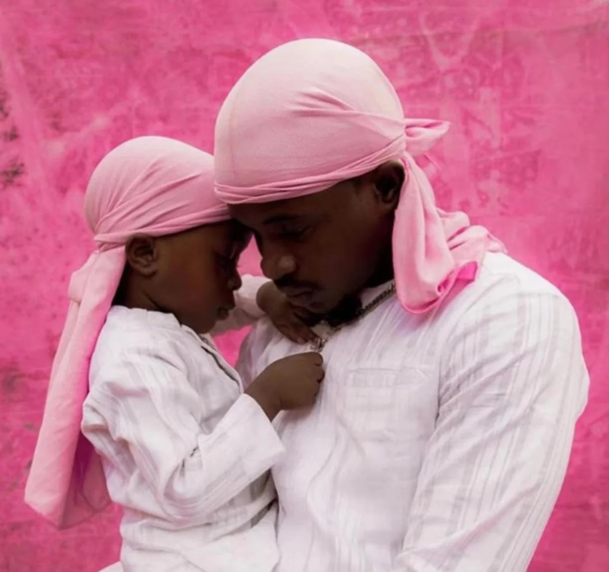 Free Design Father and Son Silk Durag with logo