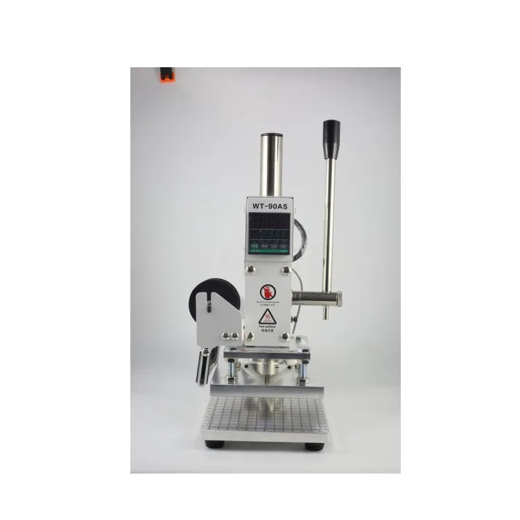Semi-Automatic Pneumatic Hot Press Foil Stamping Machine for Glass Bottle Cosmetics Hot-Foil Leather Plastic Stamping Machine