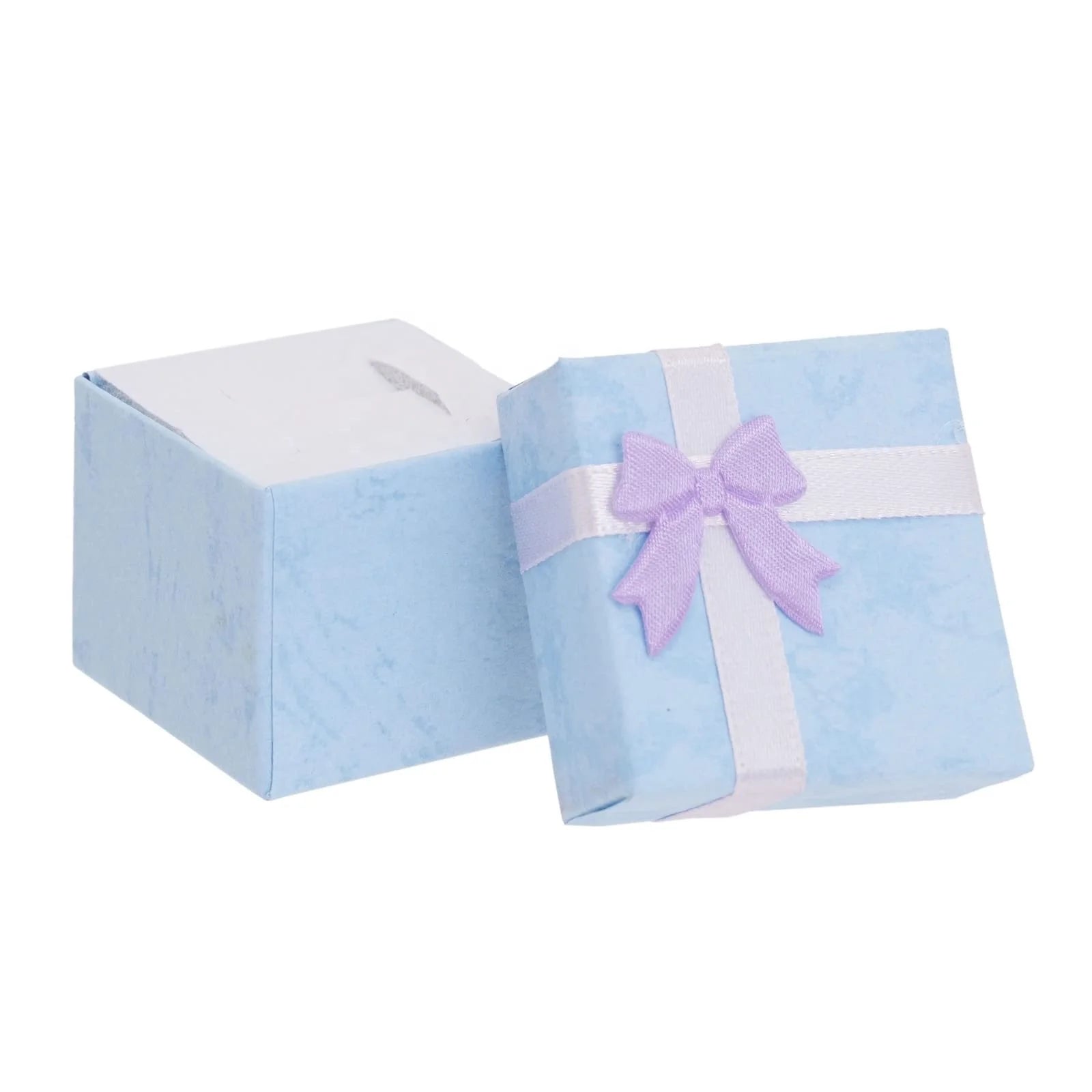 Reliable Quality Small Jewelry Ring Gift Box Set Multi-Purpose Special Kraft Paper Jewelry Box Bow for Anniversaries Weddings