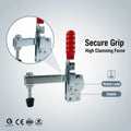 GH-12137 Adjustable Toggle Lever Clamp Weldable Latch 227KG Load Capacity Galvanized Surface Metal Construction Inch/Metric