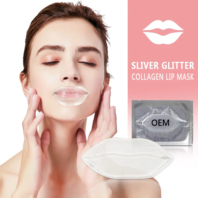 Moisturizer Nourishing Hydrogel Hydrating Glycerine Wholesale Crystal Lip Sheet Mask