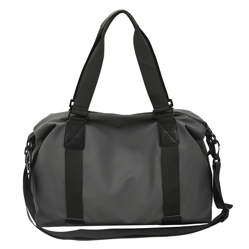 Custom Logo Women Canvas Gym Fitness Duffel Bag Travel Tote Weekender Overnight Tote Large Capacity Travel Bag