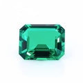 Starsgem Gemstones Loose Emerald Cut Green Color Lab Grown Colombian Emerald Stones for Jewelry Setting