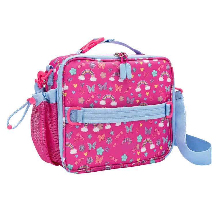 Children's Lunch Bag Durable Double Insulated Waterproof Bag Inside and Outside Zipper Pockets Suitable for 3 Years and up