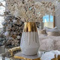 Wholesale Centerpiece Wedding Nordic Decorative Luxury Ceramic Flower Vase Ginger Jars for Home Hotel