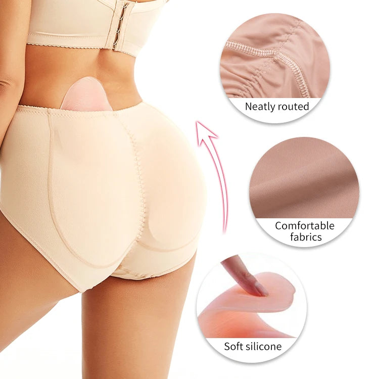 Body Curve Creative Fake Ass Butt Push up Seamless Eco-Friendly Silicone Hip Pad Panties