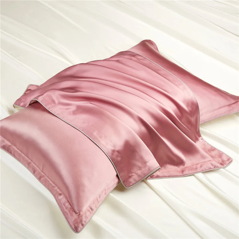 Silk Pillowcase 19 Momme 100% Pure Mulberry Silk Pillowcase for Hair and SkinBoth Sides Grade 6A Long Fiber Natural Silk
