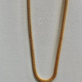 2025 Dazan New Winter High Quality 18k Gold Plated Stainless Steel Tennis Twisted Chain Beautiful Necklace for Women Man