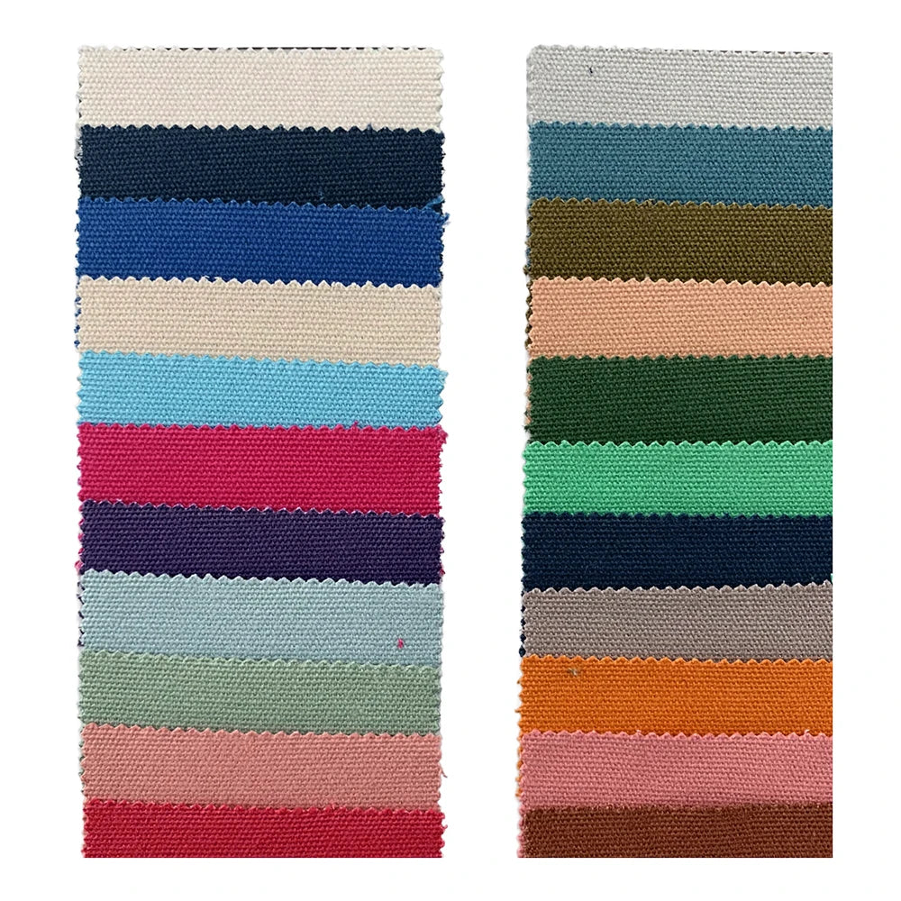 A2350 10*10S 330gsm 11.5 oz High Quality Canvas Cotton Fabric for Jacket Pants Canvas 100% Cotton Plain Weave Dress Fabric