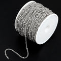 Stainless steel new side clip small bead chain ornament diy necklace bracelet fashion tassel decoration with