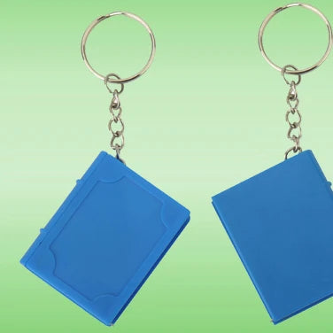 Promotional Gift Book Shape 1 Meter Tape Measure with Key Chains Inches Measuring Tape Design