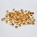 SGARIT Gemstone Jewelry 7mm Round Natural Citrine Crystals for Jewellery Making Loose Citrine Stone Faceted Beads