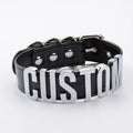 Personalized  Gift Customized Choker Collar Necklace PU Leather Custom Name Cosplay Choose Letters Necklace DIY Punk Jewelry