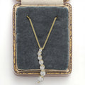Wholesale Jewelry 14K Real Gold Decoration Pendants With ZIRCON Yellow Gold Necklace Women's Jewelry Necklace