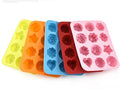 Kichen Accessories Cavity Silicone Flower Rose Chocolate Cake Soap Mold Baking Ice Tray Mould Ice Cube Tray Forma De