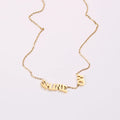 Personalized Gold Plated Name Pendant Stainless Steel Shine on Name Necklace Jewelry