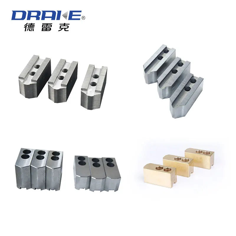 Drake Soft Jaws Hydraulic Chuck Soft Jaws 4 5 6 8 10 12Soft Jaw in Steel New Condition 60° 90° 120° Degree Lathe Chuck Soft Jaws