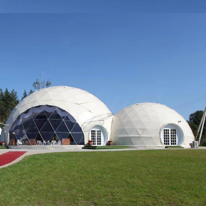 Large Glamping Special Geodesic Dome Winter Proof Tent for 1000 People