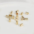 Custom Necklace Pendant Brass Plating 18K High Quality Bracelet Charms for Bracelet Making Jewelry Separate Pendant End Clasps
