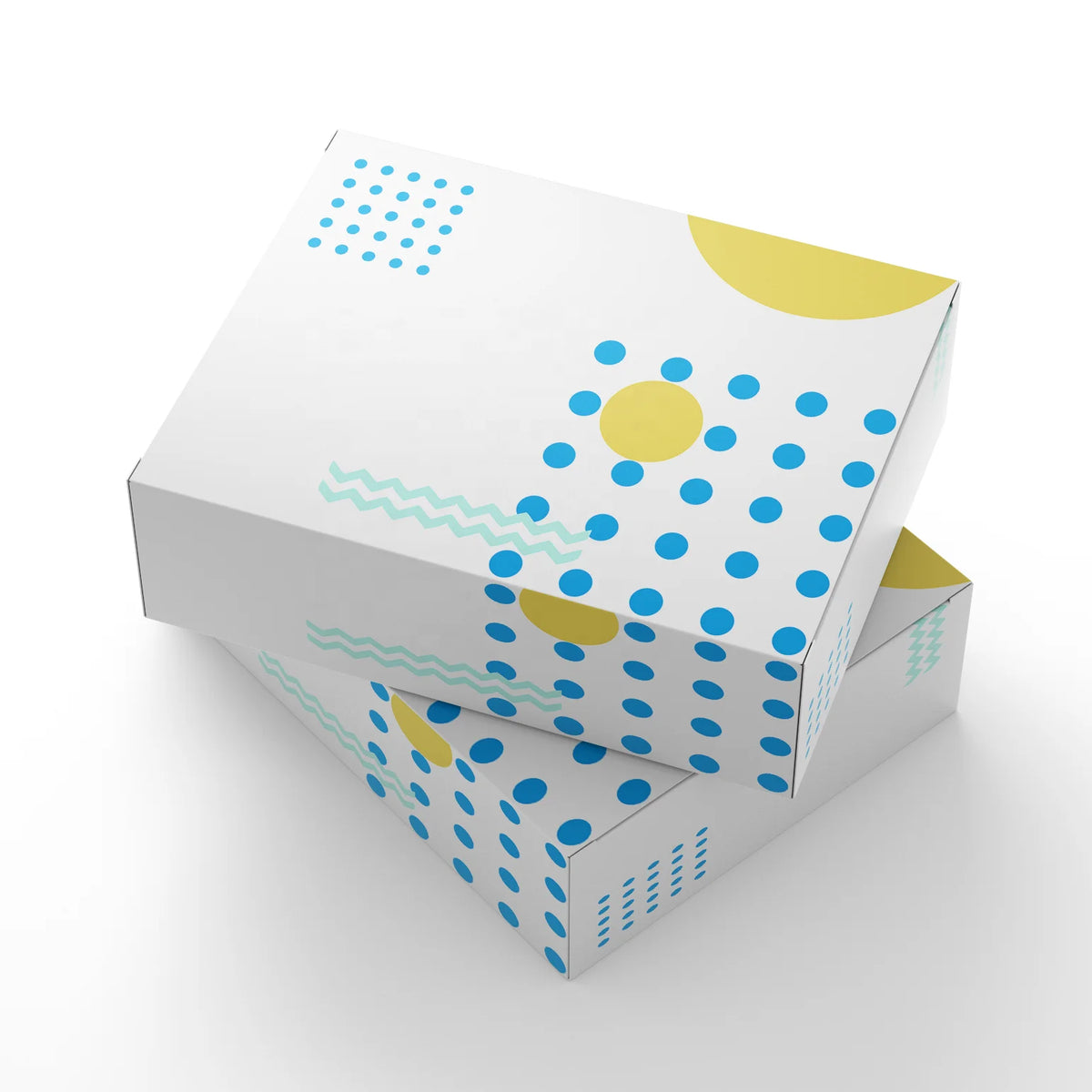 DIY Christmas Box Folders with Matt Lamination & UV Coating Customizable Size Recycled Materials for Birthday Parties