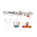 Automatic French Fries Box Gluing Folding Machine Paperboard Potato Chips Carton Folder Gluer 380V 1 Year Warranty