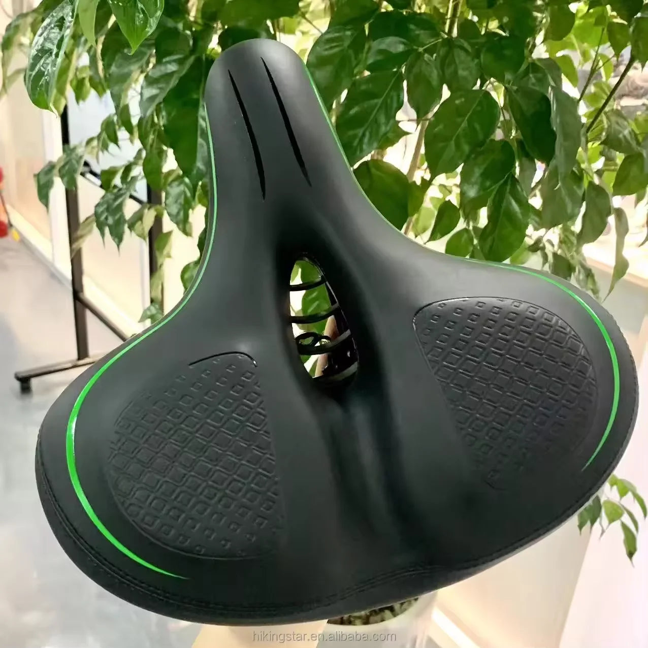 New Waterproof Mountain Oversize Comfort Road Bike Seat High Elastic Shock Absorption Big Bum Wide Bicycle Saddle