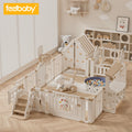 Feelbaby Modern Children's Folding Plastic Playpen for Bedroom & School Use Multiple Gameplays