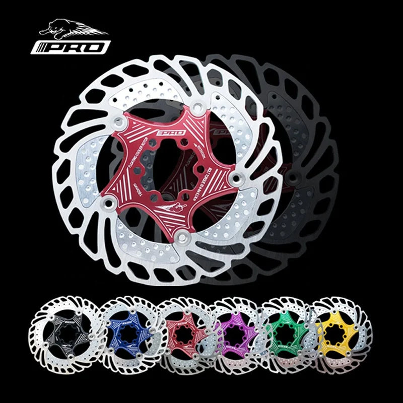 IIIPRO High-Performance MTB Mountain Bike Bicycle Brake Cooling Floating Brake Rotors 140/160/180/203mm Six Nail Brake Discs